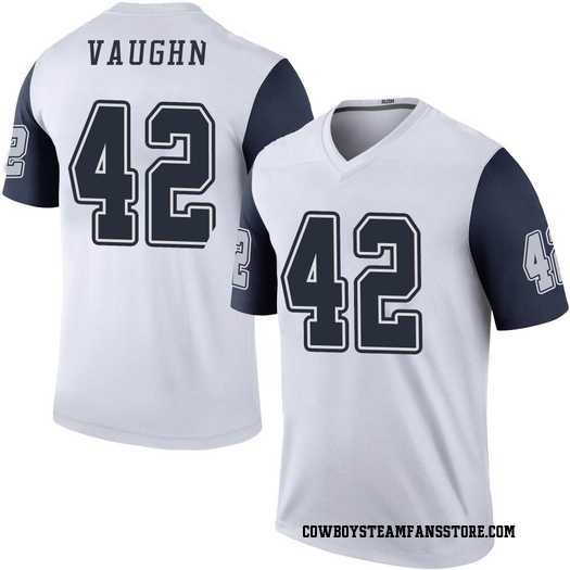 Men & Women & Youth Dallas Cowboys #42 Deuce Vaughn White Stitched Nike Limited Rush Jersey->dallas cowboys->NFL Jersey